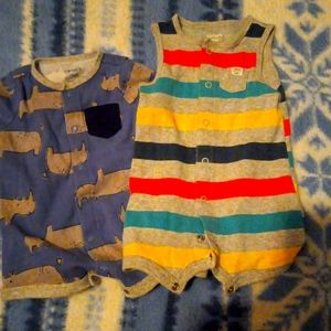 Boys one piece body suit duo 3 month